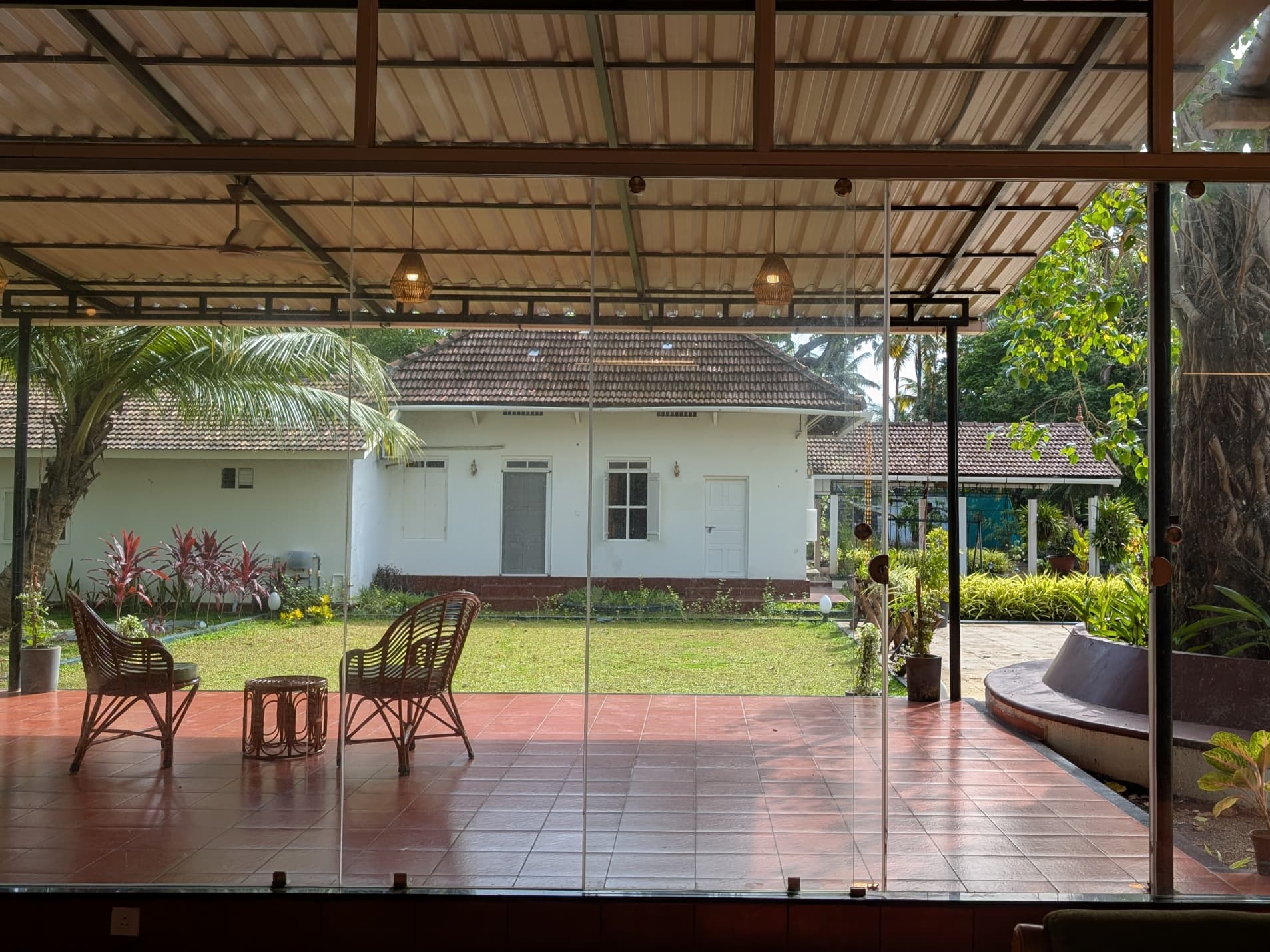 Open dining space at Ashwattha