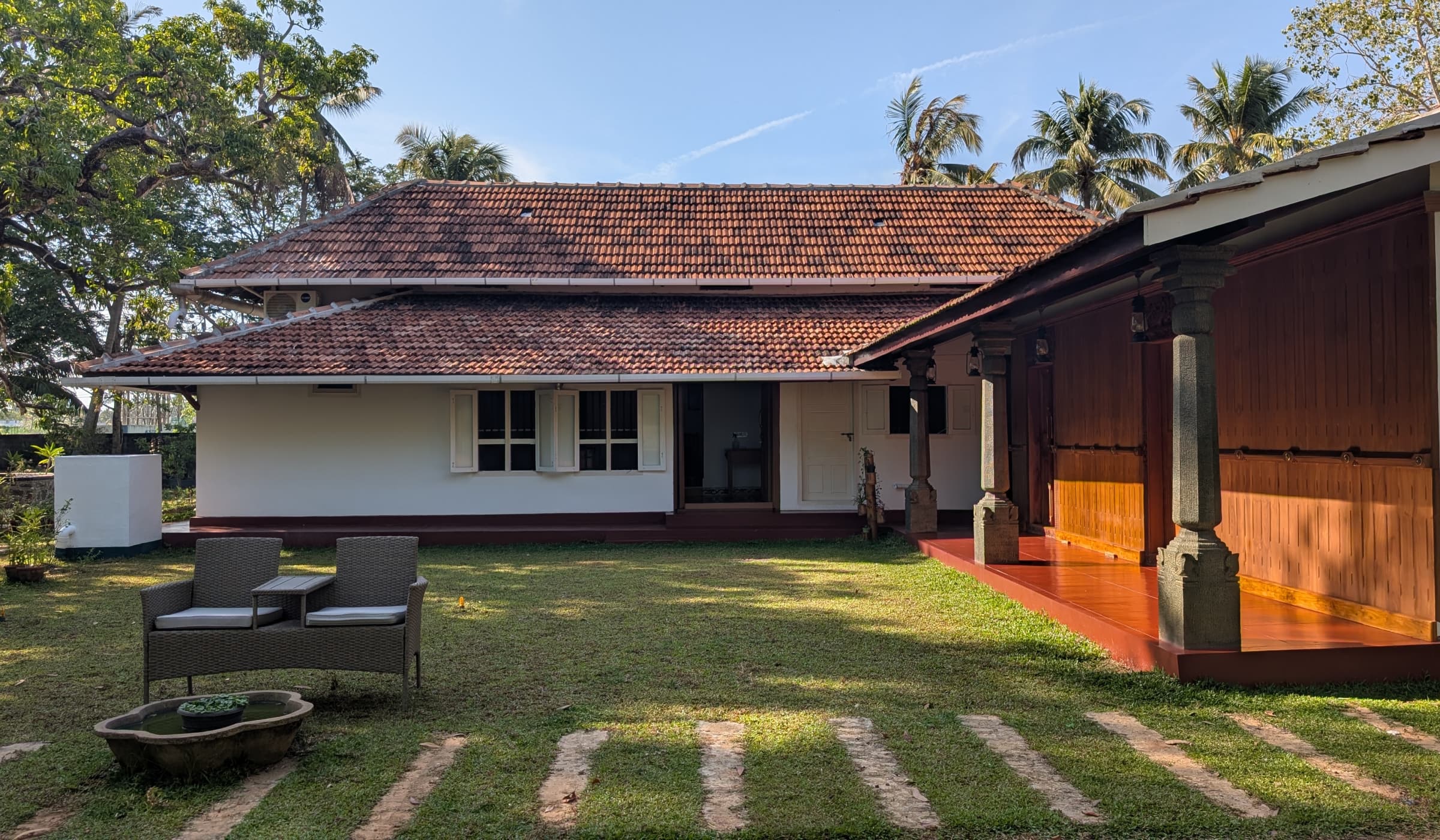 Ayurvedic treatment at Ashwattha — warm oil and traditional care
